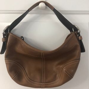 Coach, Tan Leather Shoulder Bag